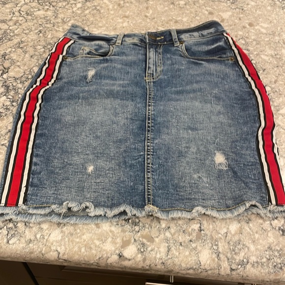 George Dresses & Skirts - ❗️Denim knee length skirt - Trending Pencil Skirt size 4